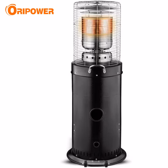 Support de chauffage au gaz propane GPL pour patio extérieur en acier et en acier inoxydable
